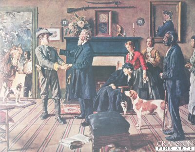 Leaving Home by Gilbert Gaul [Antique]