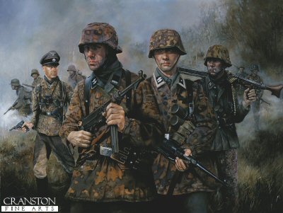 SS Panzer Grenadiers by Chris Collingwood. (B) [print]