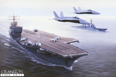 USS Dwight Eisenhower by Ivan Berryman [Original Painting]
