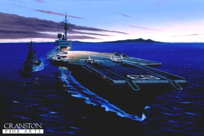 USS Kitty Hawk by Ivan Berryman [Original Painting]