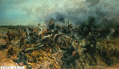 Last Stand of the 5th (Gibraltar) Battery by Terence Cuneo. [print]