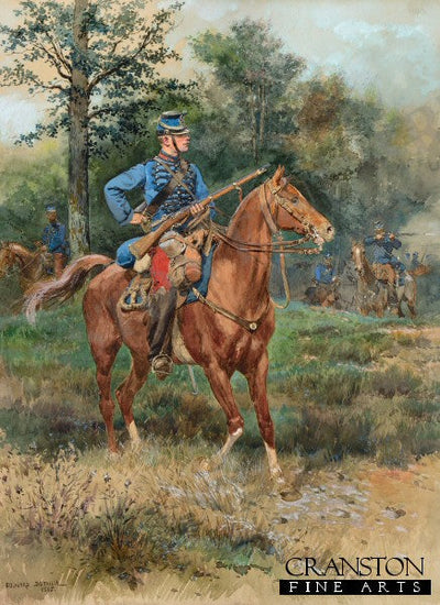Soldier On Horseback by Edouard Detaille [Postcard]