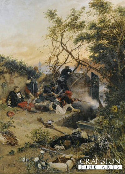 Essuyant Le Feu by Alphonse De Neuville [Postcard]