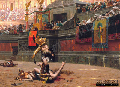 Pollice Verso (Thumbs Down) by Jean Leon Jerome [Postcard]