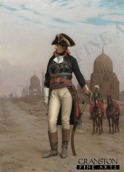 Napoleon in Egypt by Jean-Leon Gerome [Postcard]