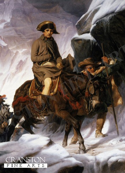 Napoleon Crossing the Alps by Paul Delaroche [Postcard]