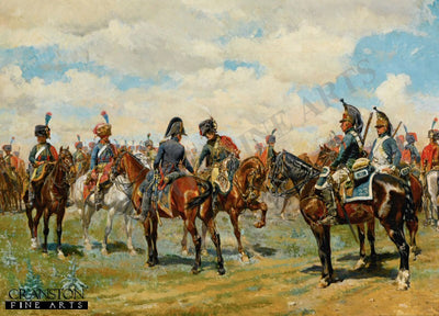 Les Deux Amis (Two Friends) by Jean Louis Ernest Meissonier [Postcard]