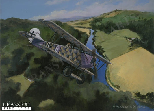 Behind the Lines, France 1918 by David Pentland. [Postcard]