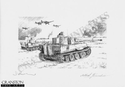 Operation Strachwitz II by David Pentland. [Original Drawing]