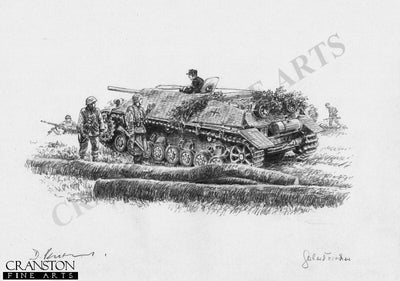 Lying in Wait by David Pentland. [Original Drawing]