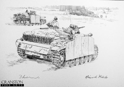 Turning the Tables, Kurland, Baltic Coast, 25th January - 3rd February 1945 by David Pentland. [Original Drawing]