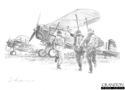 Scramble by David Pentland. [Original Drawing]