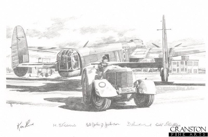 Tractor Girl by David Pentland. [Original Drawing]