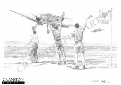 Victory Flypast by David Pentland. [Original Drawing]