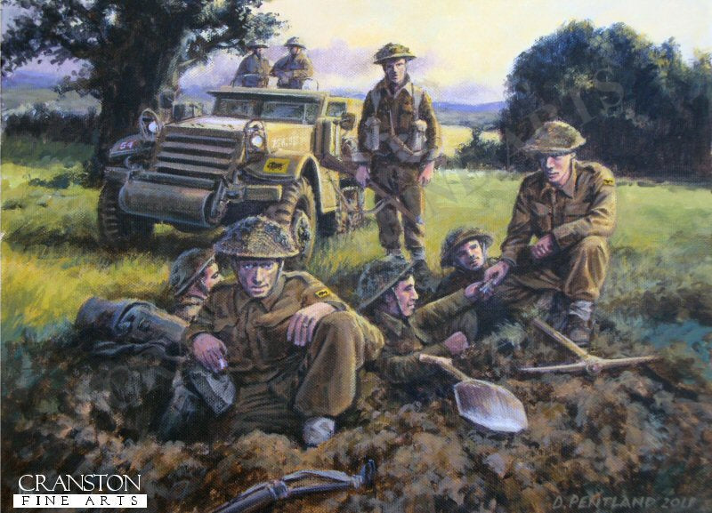 Digging In by David Pentland. [Postcard]
