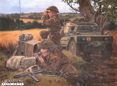 Enemy in Sight by David Pentland. [Original Painting]