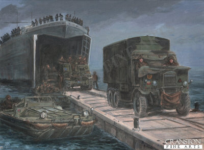 Arromanches by David Pentland. [Original Painting]
