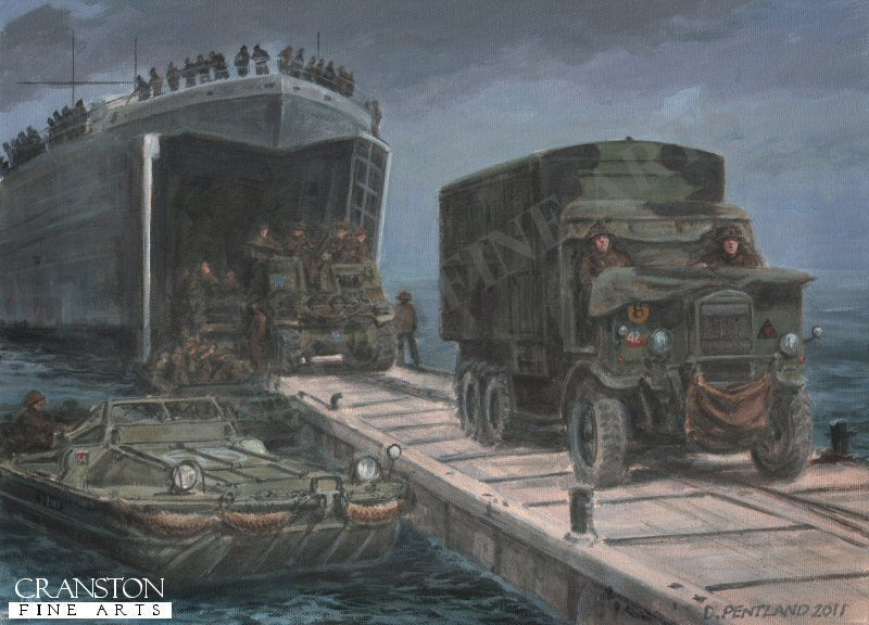 Arromanches by David Pentland. [Postcard]