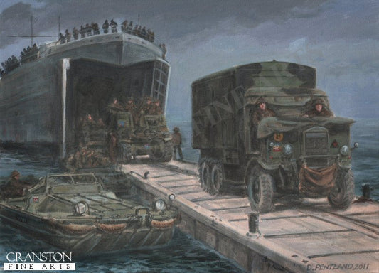 Arromanches by David Pentland. [Postcard]