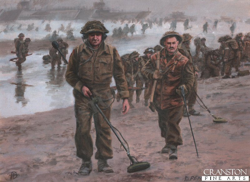 Minesweeping by David Pentland. [Original Painting]