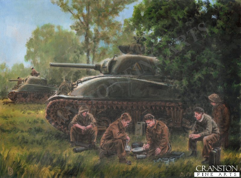 Teatime by David Pentland. [Original Painting]