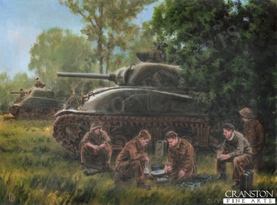 Teatime by David Pentland. [Original Painting]