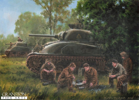 Teatime by David Pentland. [Postcard]
