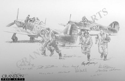Enemy Approaching by David Pentland. [Original Drawing]