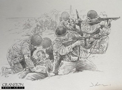 On the Beach by David Pentland [Original Drawing]