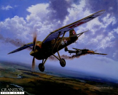 Opening Gambit, Poland, 2nd September 1939 by David Pentland. [Original Painting]