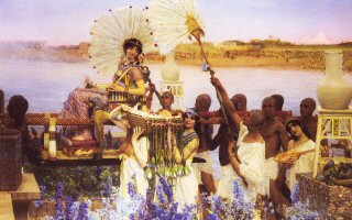 The Finding of Moses by Sir Lawrence Alma-Tadema. [print]