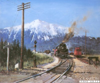 Steam in the Rockies by Terence Cuneo [Print]