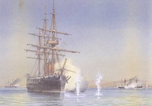 HMS Shah by W Fred Mitchell. [print]