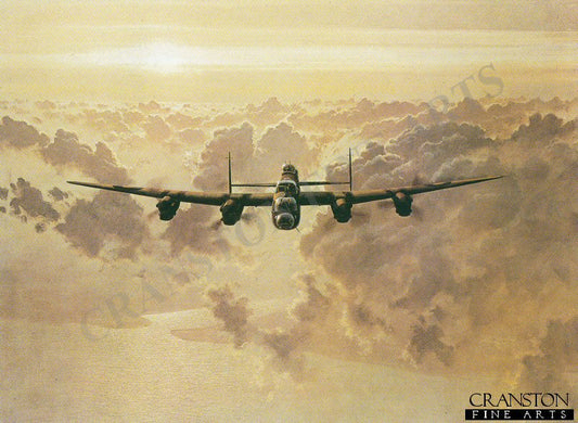 Outbound Lancaster by Gerald Coulson. [Print]