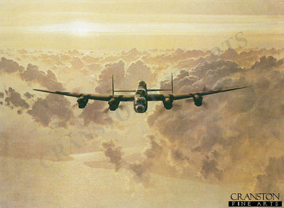 Outbound Lancaster by Gerald Coulson. [print]