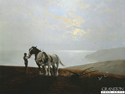 The Ploughman and the Sea by Gerald Coulson. [print]