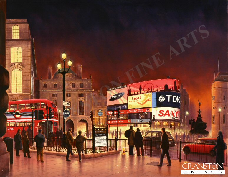 Piccadilly Circus by Graeme Lothian. [Original Painting]