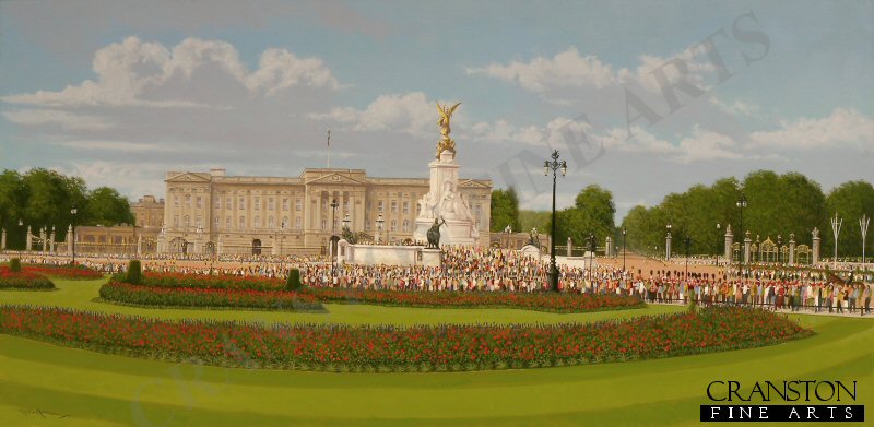 Buckingham Palace by Graeme Lothian. [Original Painting]