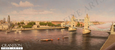View from City Hall by Graeme Lothian. [Original Painting]