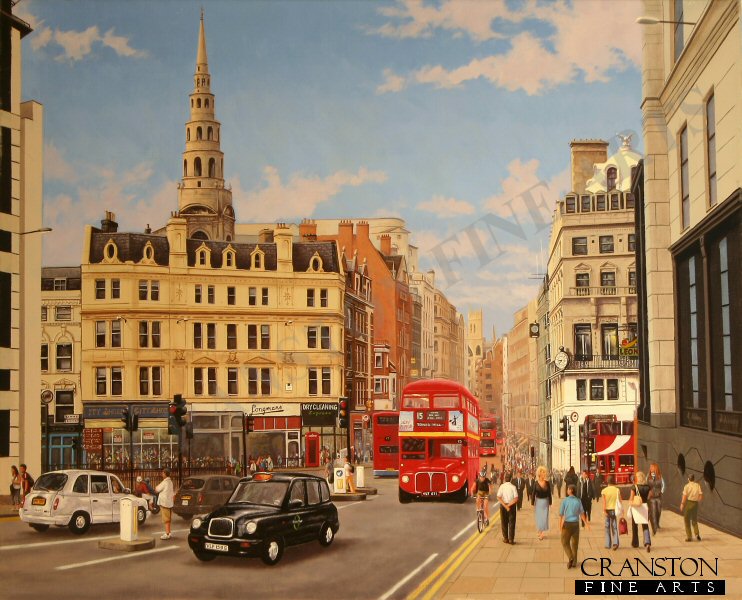 Ludgate Hill by Graeme Lothian. [Original Painting]