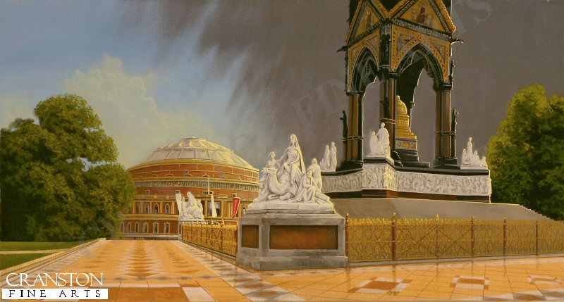 Albert Hall and Memorial by Graeme Lothian. [Original Painting]
