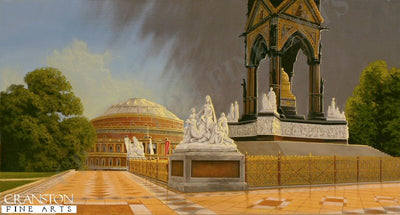 Albert Hall and Memorial by Graeme Lothian. [Original Painting]