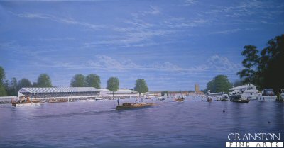 Henley Regatta 2003 by Graeme Lothian. [Original Painting]
