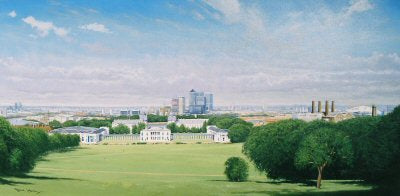 Greenwich - Isle of Dogs by Graeme Lothian. [Original Painting]