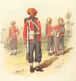 15th Regiment of Sikhs by H Bunnett [Antique]
