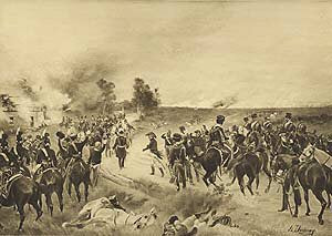 Waterloo Victory 1815 by Henry Dupray [Antique]