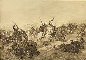 Battle of Hastings, 1066 by Henry Dupray [Antique]