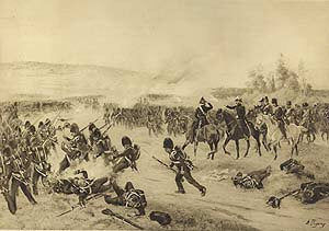 Battle of the Alma, 1854 by Henry Dupray [Antique]