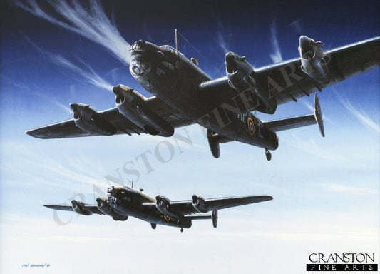 No.76 Squadron Halifax by Ivan Berryman. [Postcard]