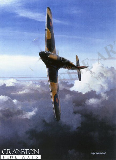 Hurricane of No.501 Sqn by Ivan Berryman. [Postcard]
